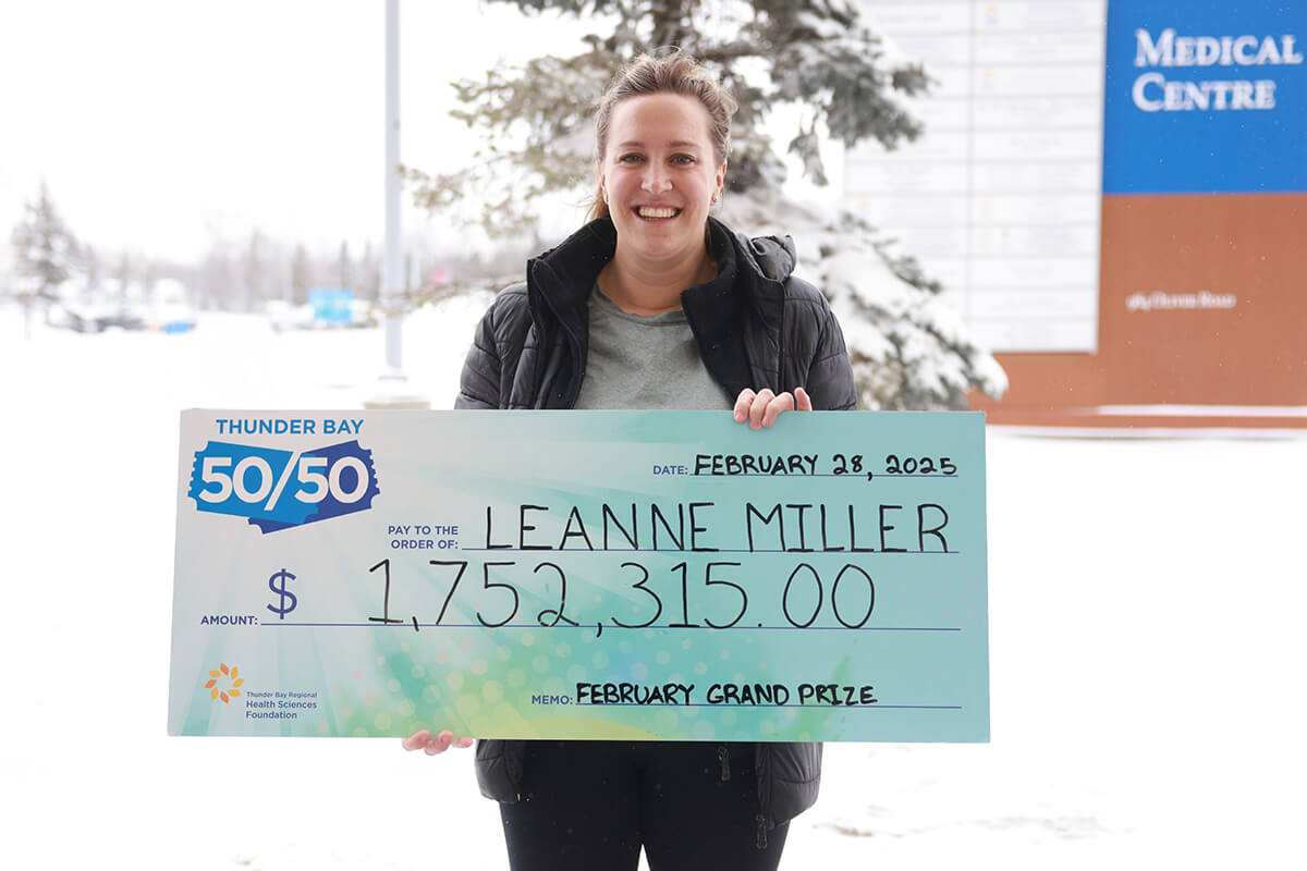 Thunder Bay 50/50 Past Winners