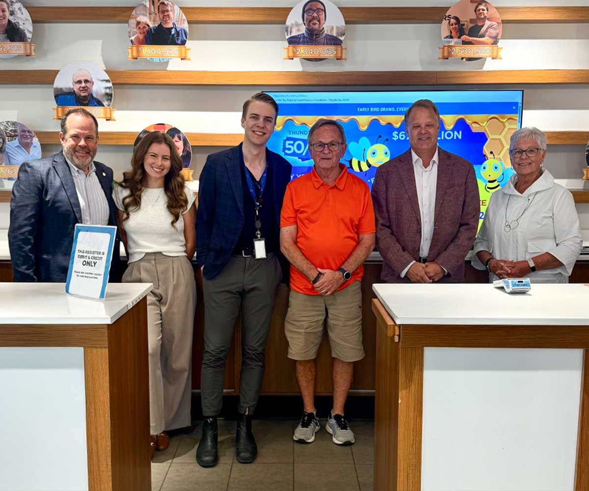 The permanent Thunder Bay 50/50 Store at Intercity Shopping Centre, opened October 2025